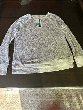 Threads 4 Thought Light Gray Marled Crew Neck Sweater